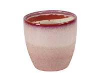 Yall Glazed Egg Pot Pink D12.5H11.5