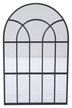 Eton Wall Mirror Arch 16 Black L50W2H80