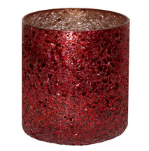 Strass Glass Cylinder Red D 8.5H8.5