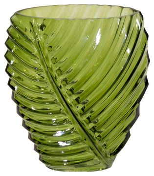 Debby Vase Leaf Green L18W11H21